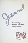 Journal of the Alumnae Association of Beaver College, 1952-01
