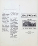 Bulletin of Beaver College, 1920-01
