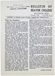 Bulletin of Beaver College, 1943-01