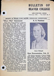 Bulletin of Beaver College, 1945-02