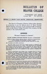 Bulletin of Beaver College, 1945-10 (1)