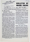 Bulletin of Beaver College, 1947-01