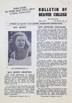 Bulletin of Beaver College, 1947-05