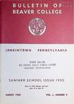 Bulletin of Beaver College, 1950-03 (1)