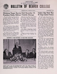 Bulletin of Beaver College, 1950-12
