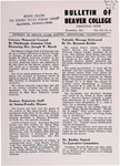 Bulletin of Beaver College, 1951-12