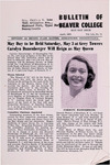 Bulletin of Beaver College, 1952-04