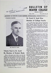 Bulletin of Beaver College, 1954-05
