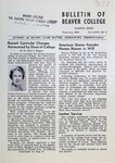 Bulletin of Beaver College, 1959-02