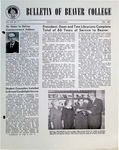 Bulletin of Beaver College, 1960-05