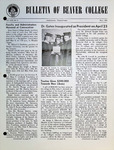 Bulletin of Beaver College, 1961-05
